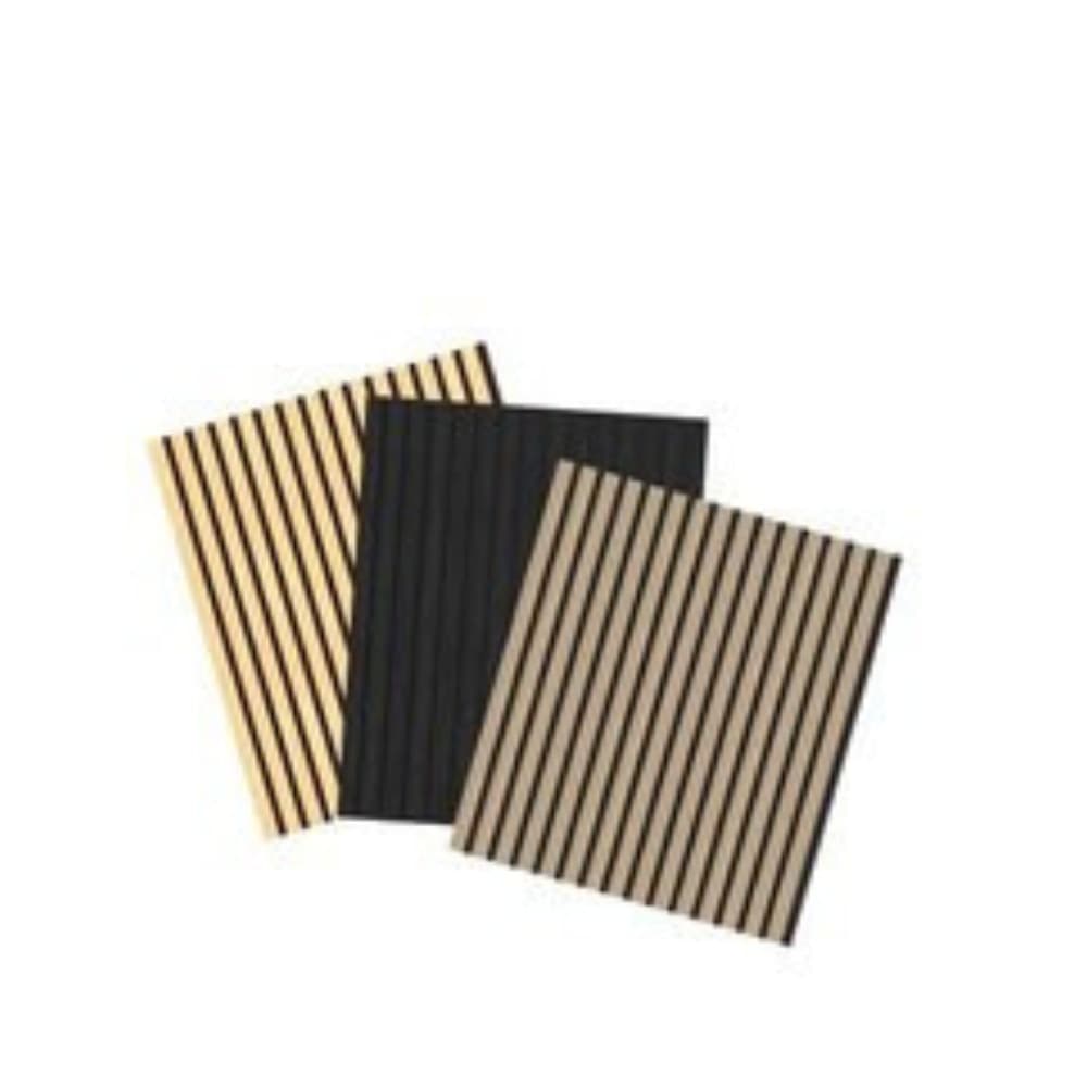 Pannello acustico MDF effetto legno 21x600x2400 mm fonoassorbente a doghe - 4