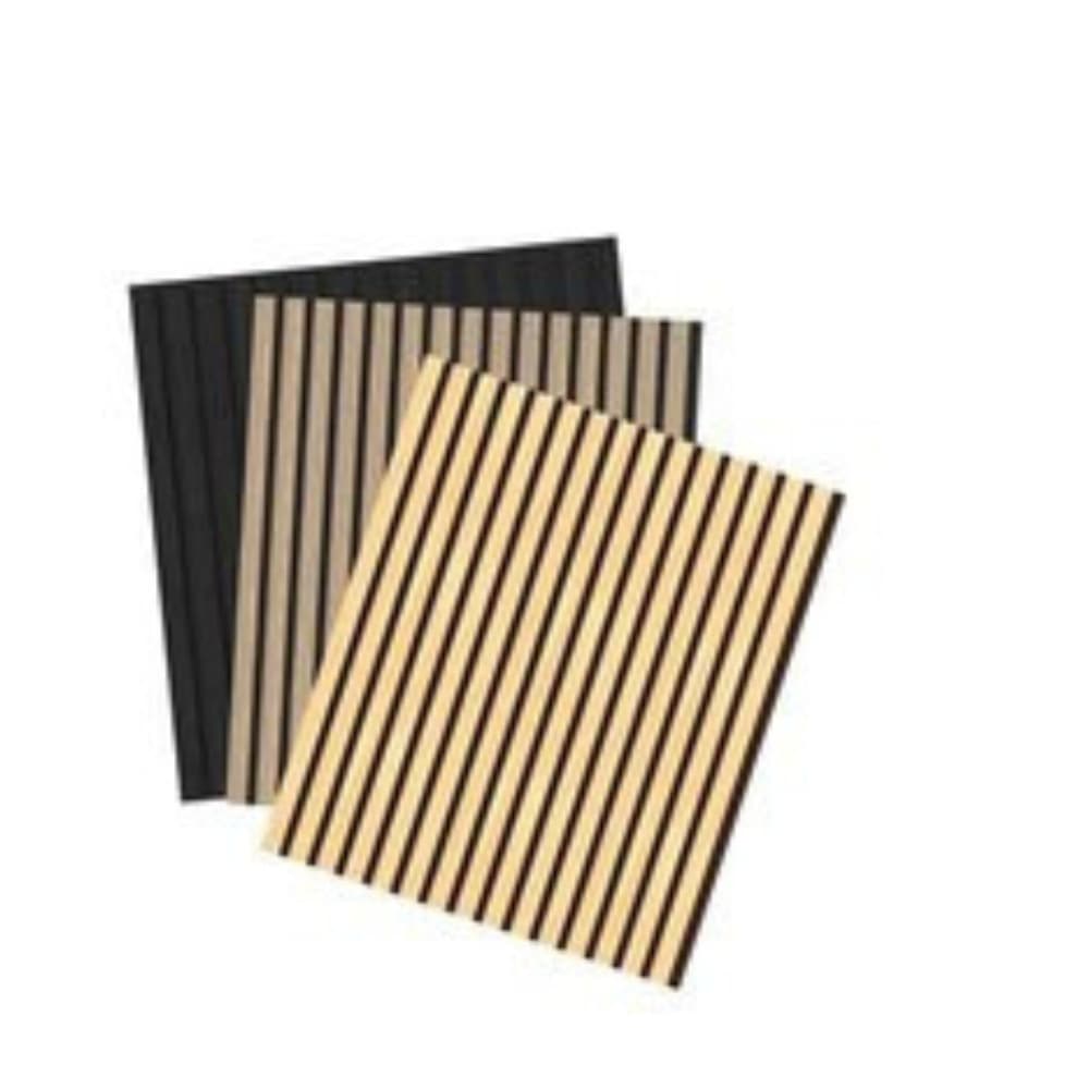 Pannello acustico MDF effetto rovere 21x600x2400 mm fonoassorbente a doghe - 4