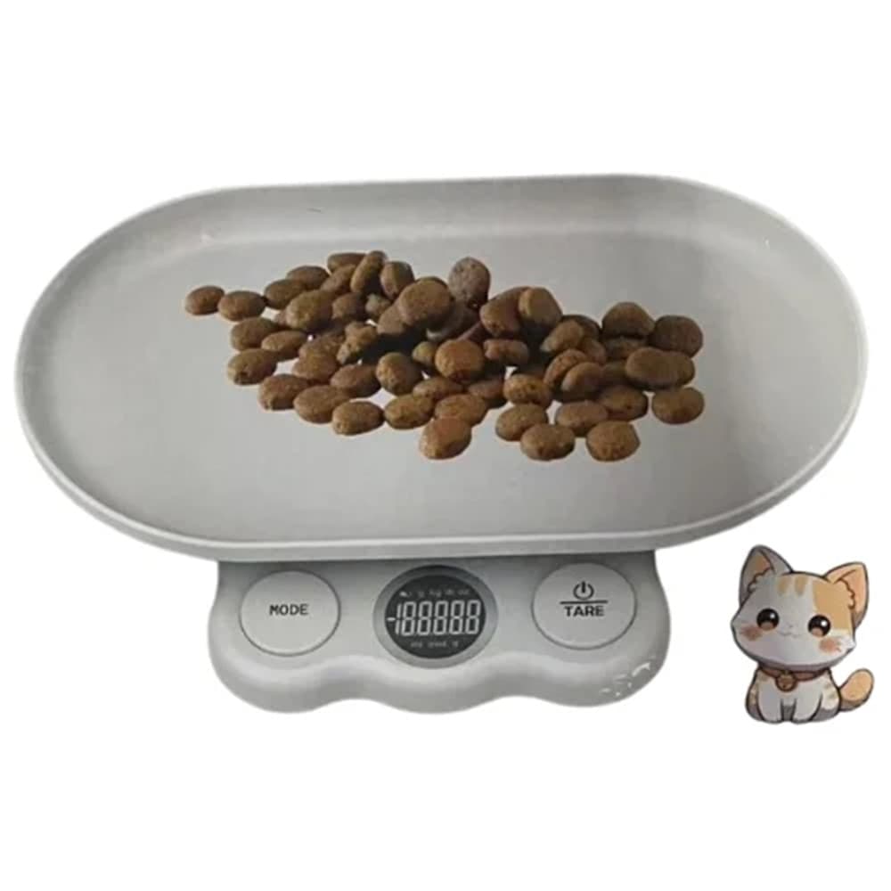 MINI BILANCIA DIGITALE PER MISURAZIONE ALIMENTI ANIMALI DOMESTICI CON CIOTOLA Q-C220 - 3