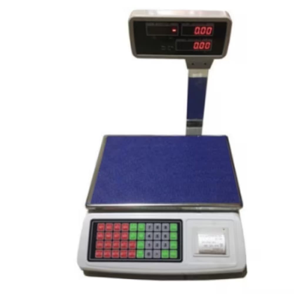 BILANCIA ELETTRONICA CON COLONNA 50KG PER VENDITA DETTAGLIO ACS-P02 CON STAMPA TERMICA - 8