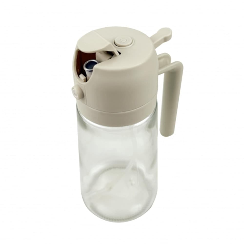BOTTIGLIA DOSATORE PER VERSARE SPRAY OLIO OLIERA 2IN1 IN VETRO 480ML DISPENSER DA CUCINA - 14