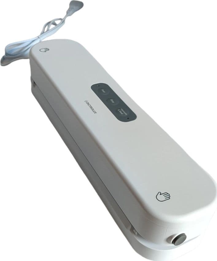 MACCHINA SOTTOVUOTO PROFESSIONALE 3 FUNZIONI SOTTO VUOTO SIGILLA ALIMENTI 125W CON ROTOLO - 6