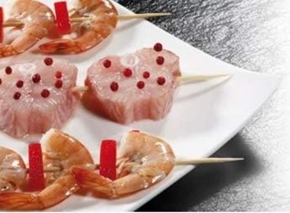 SET 4 PZ DA 90 SPIEDINI IN BAMBÙ BASTONCINI 25CM STUZZICADENTI LUNGHI PER BARBECUE 634145 - 4