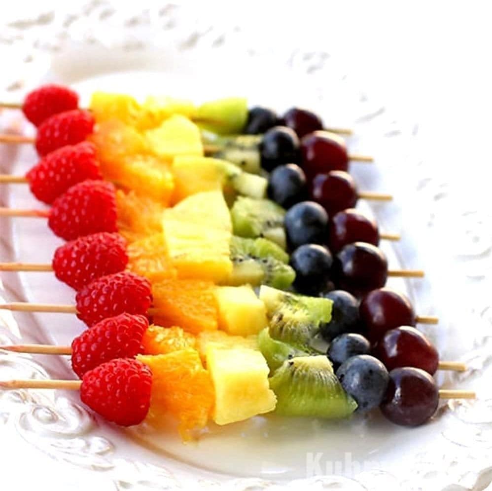 SET 4PZ DA 45 SPIEDINI IN BAMBÙ BASTONCINI 4MMX35CM STUZZICADENTI LUNGHI BARBECUE 634150 - 7
