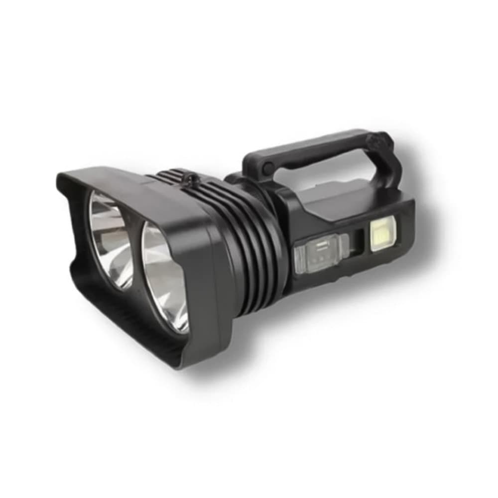 TORCIA PROIETTORE LAMPADA LED PORTATILE RICARICABILE MULTIFUNZIONALE POWER BANK Q-LED5123