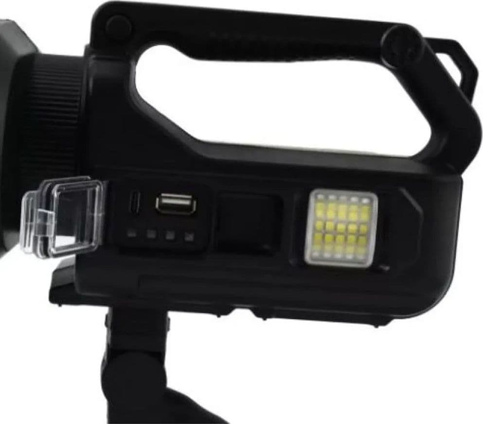 TORCIA PROIETTORE LAMPADA LED PORTATILE RICARICABILE MULTIFUNZIONALE POWER BANK Q-LED5123 - 13