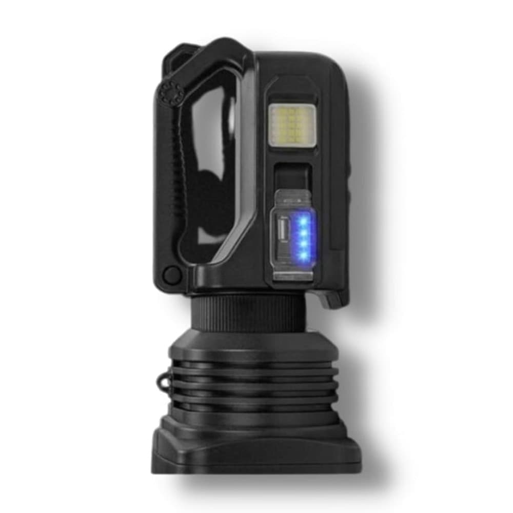 TORCIA PROIETTORE LAMPADA LED PORTATILE RICARICABILE MULTIFUNZIONALE POWER BANK Q-LED5123 - 4