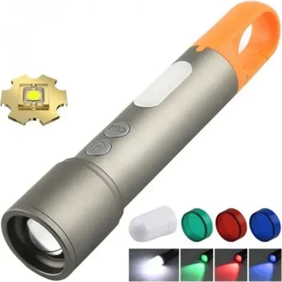 TORCIA A LED COB RICARICABILE CON LUMINOSITÀ 1000LM PER CAMPEGGIO CICLISMO PESCA Q-D500 - 3