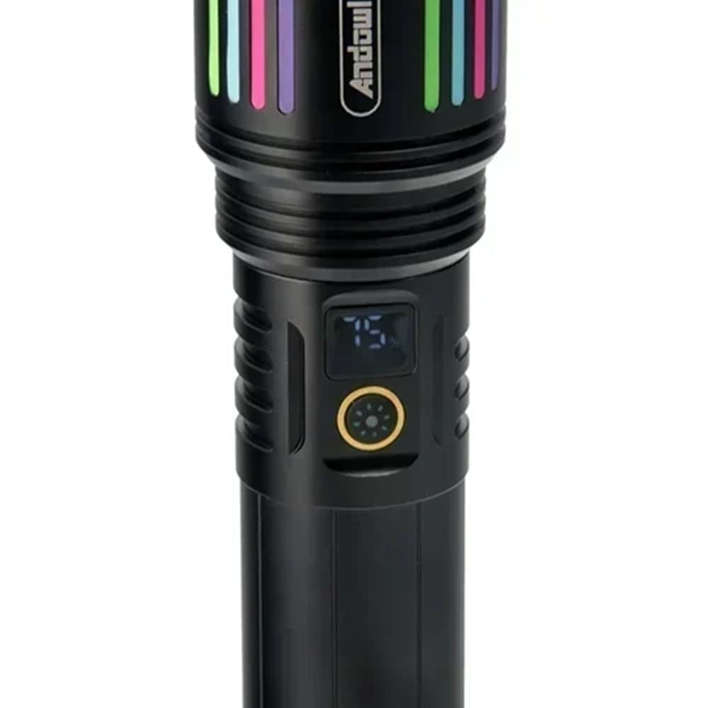 TORCIA IN LEGA DI ALLUMINIO LUCE POTENTE LED ELETTRICA PORTATILE RICARICABILE ZOOM L660 - 6