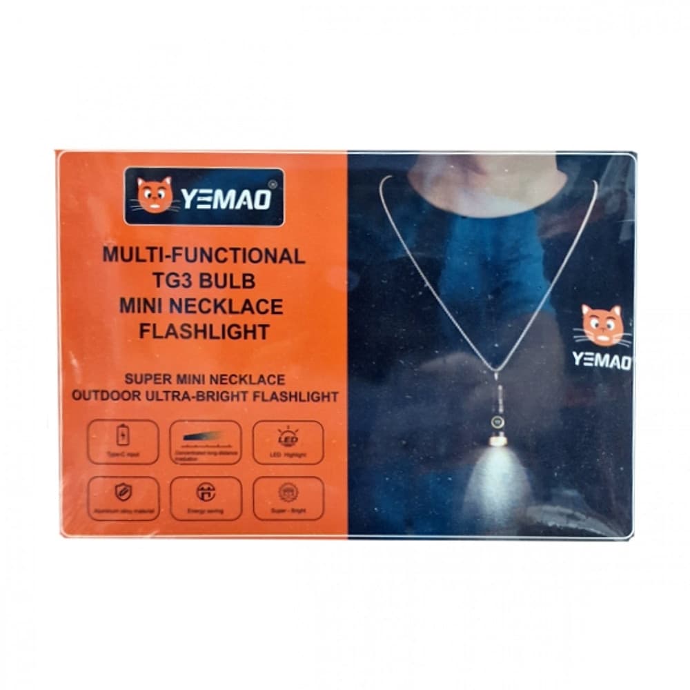 MINI TORCIA A LED RICARICABILE PORTACHIAVI ​​METALLO CON BULBO TG3 MULTIFUNZIONALE - 7
