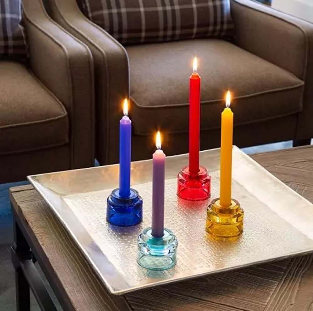 SET DA 12 CANDELE PROFUMATE FRAGRANZA AL MIELE CILINDRICHE 200X20 MM AMBIENTI 021184A - 3