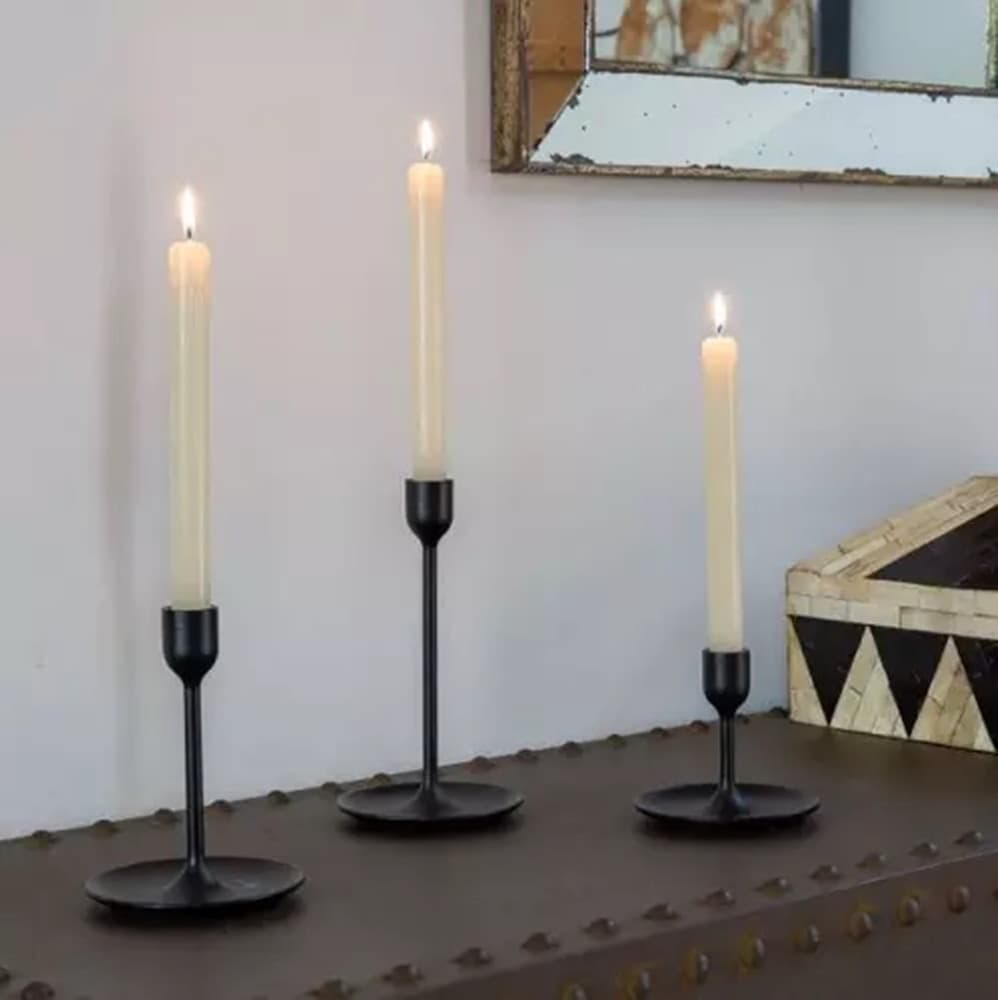 SET DA 12 CANDELE PROFUMATE FRAGRANZA AL MIELE CILINDRICHE 200X20 MM AMBIENTI 021184A - 4