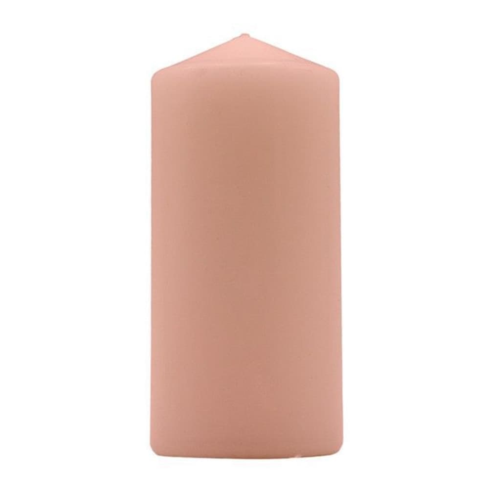 SET 12PZ CANDELA ROSA FORMA CILINDRICA 150X70MM DECORAZIONI INTERNI CENTROTAVOLA 032371