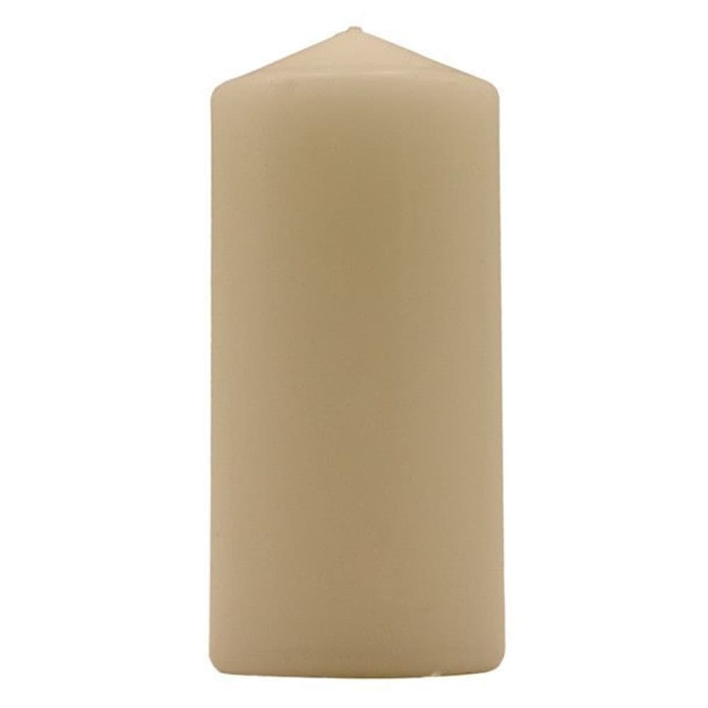 SET 12PZ CANDELA CREMA FORMA CILINDRICA 150X70MM DECORAZIONI INTERNI CENTROTAVOLA 032388