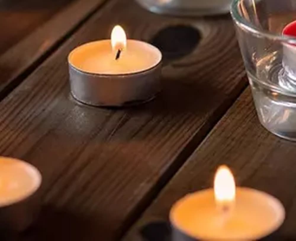 SET 10PZ DA 10 MINI CANDELA TEALIGHT PROFUMATE FRAGRANZA DOLCE TROPICALE AL COCCO 042202 - 3