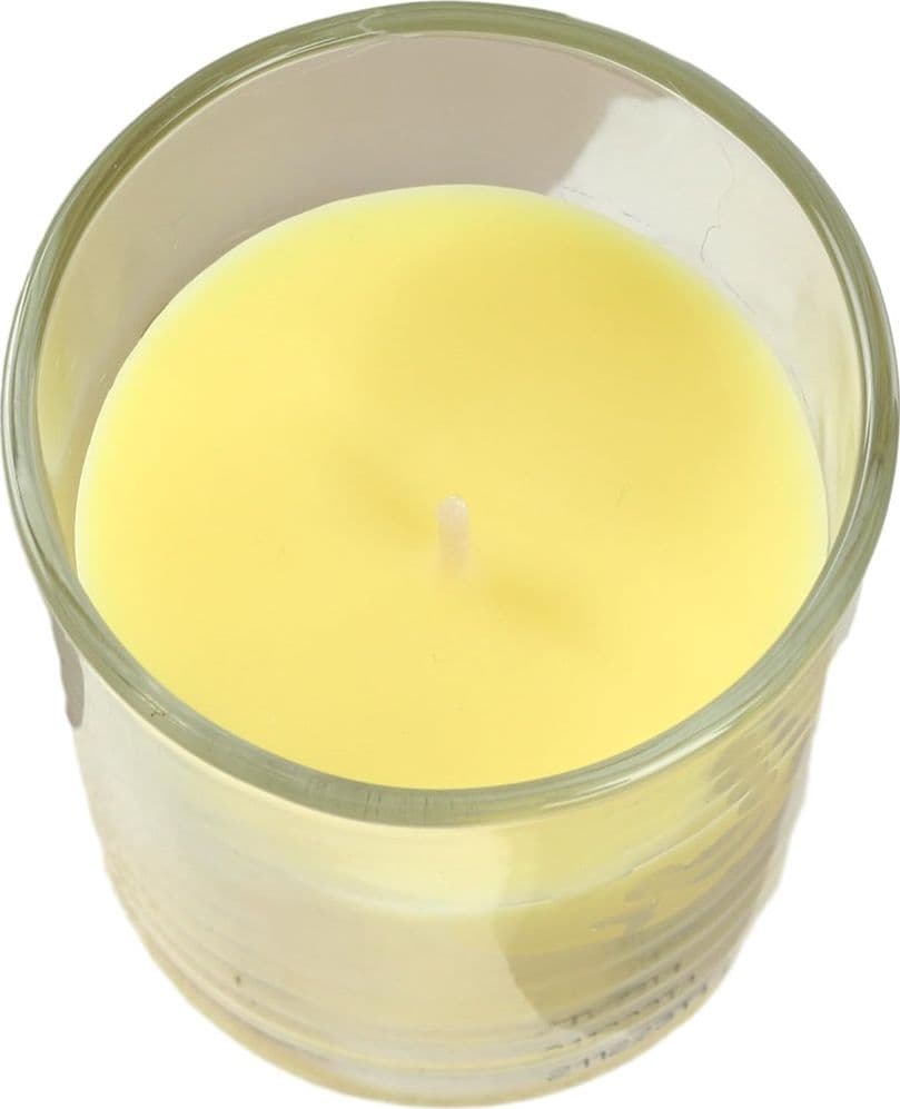 CANDELA CERA VEGETALE AROMATICA IN VASO DECORATIVA PROFUMATA AL GELSOMINO 125GR 093051 - 5