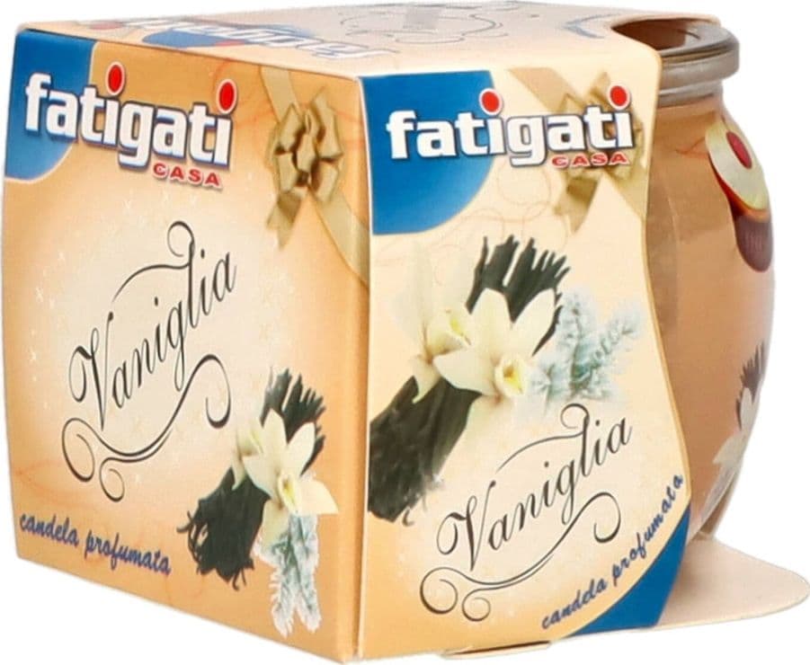SET 12 PZ CANDELA IN VASETTO DI VETRO PROFUMO ALLA VANIGLIA AMBIENTE DECORATIVO 295500 - 3