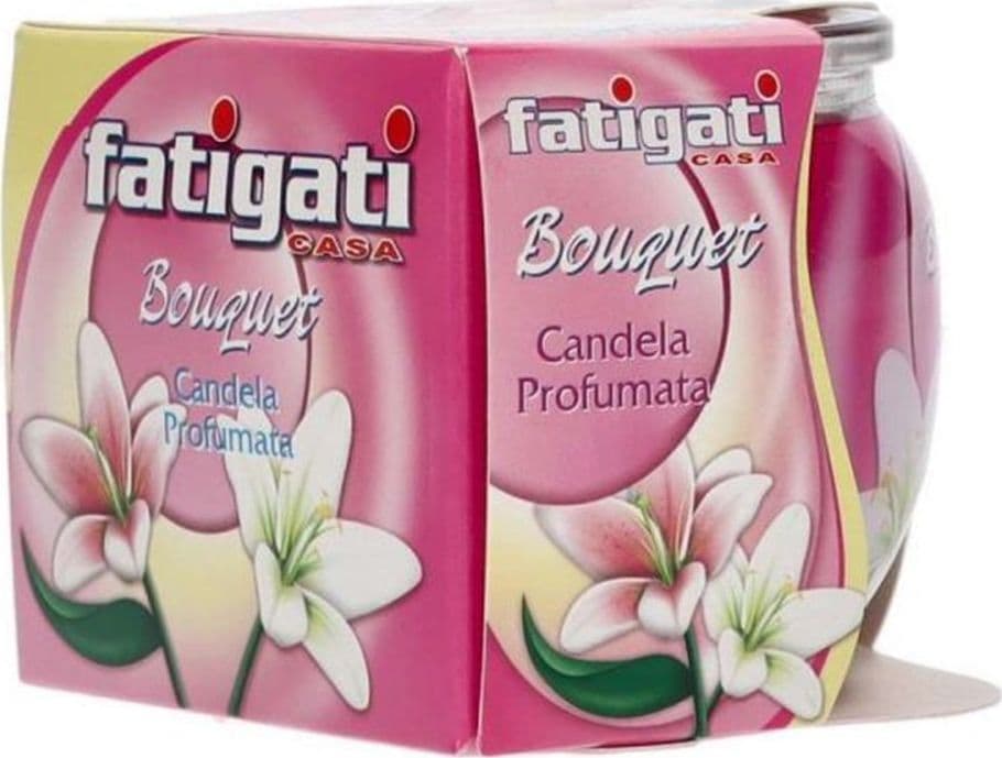 SET 12 PZ CANDELA IN VASETTO IN VETRO PROFUMO DI BOUQUET PER AMBIENTE DECORATIVO 295562 - 5