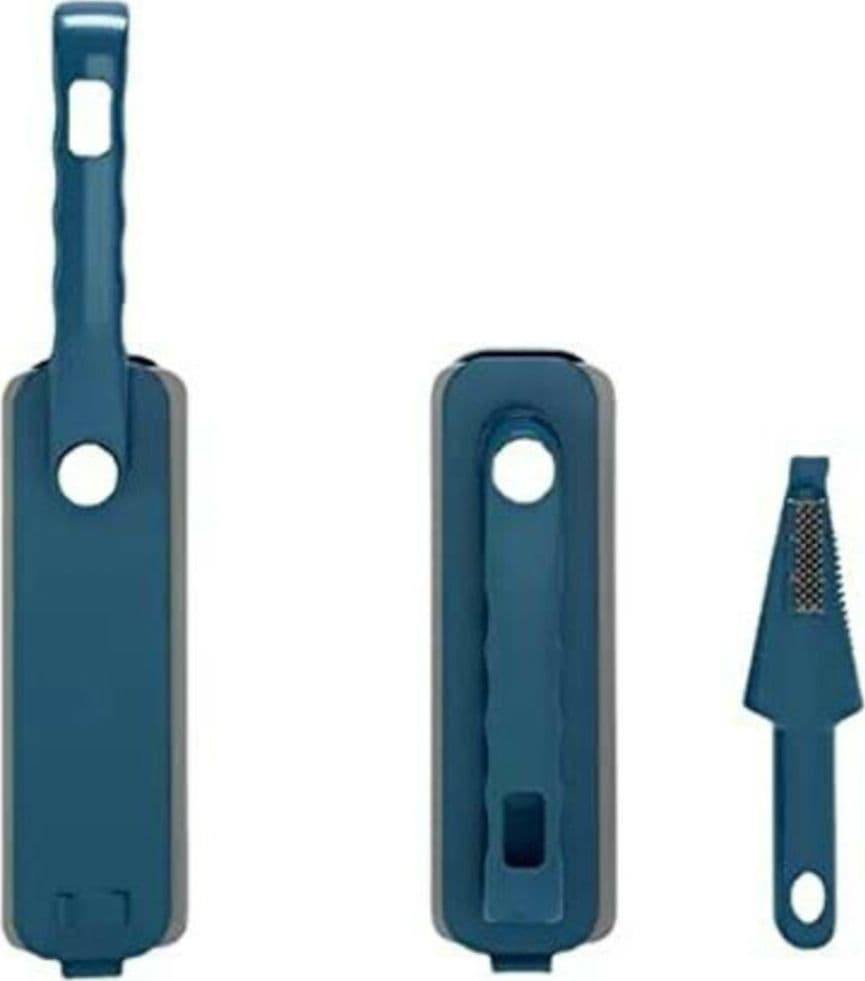 SPAZZOLA PER PULIZIA CASA PIEGHEVOLE PORTATILE MULTIFUNZIONALE PANNO SPUGNA IN MICROFIBRA - 6