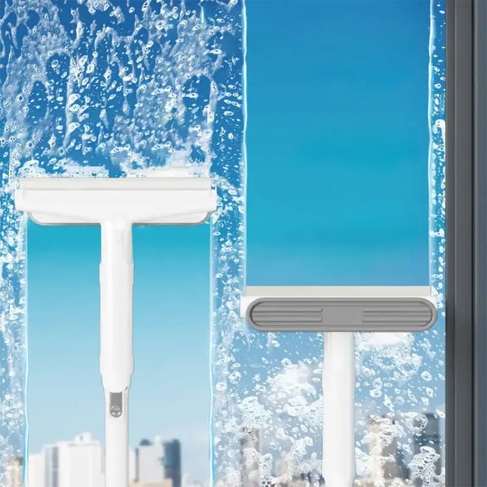 PULITORE VETRI SPRUZZA LAVA RASCHIA RACCOGLIE ACQUA 3IN1 CON SPRAY CONTENITORE INTEGRATO - 4