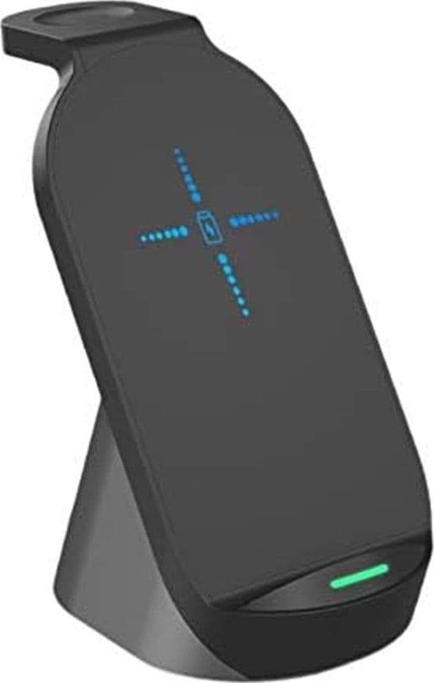 CARICABATTERIE SUPPORTO DI RICARICA RAPIDA WIRELESS 20W 3IN1 SMARTPHONE SMARTWATCH Q-WX600 - 5