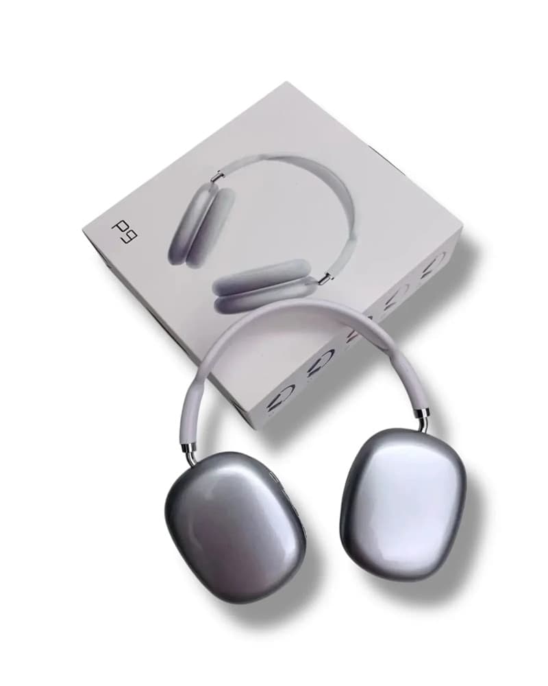 CUFFIE BLUETOOTH WIRELESS A PADIGLIONI P9 RICARICABILI MICROFONO SENZA FILI PC SMARTPHONE - 5