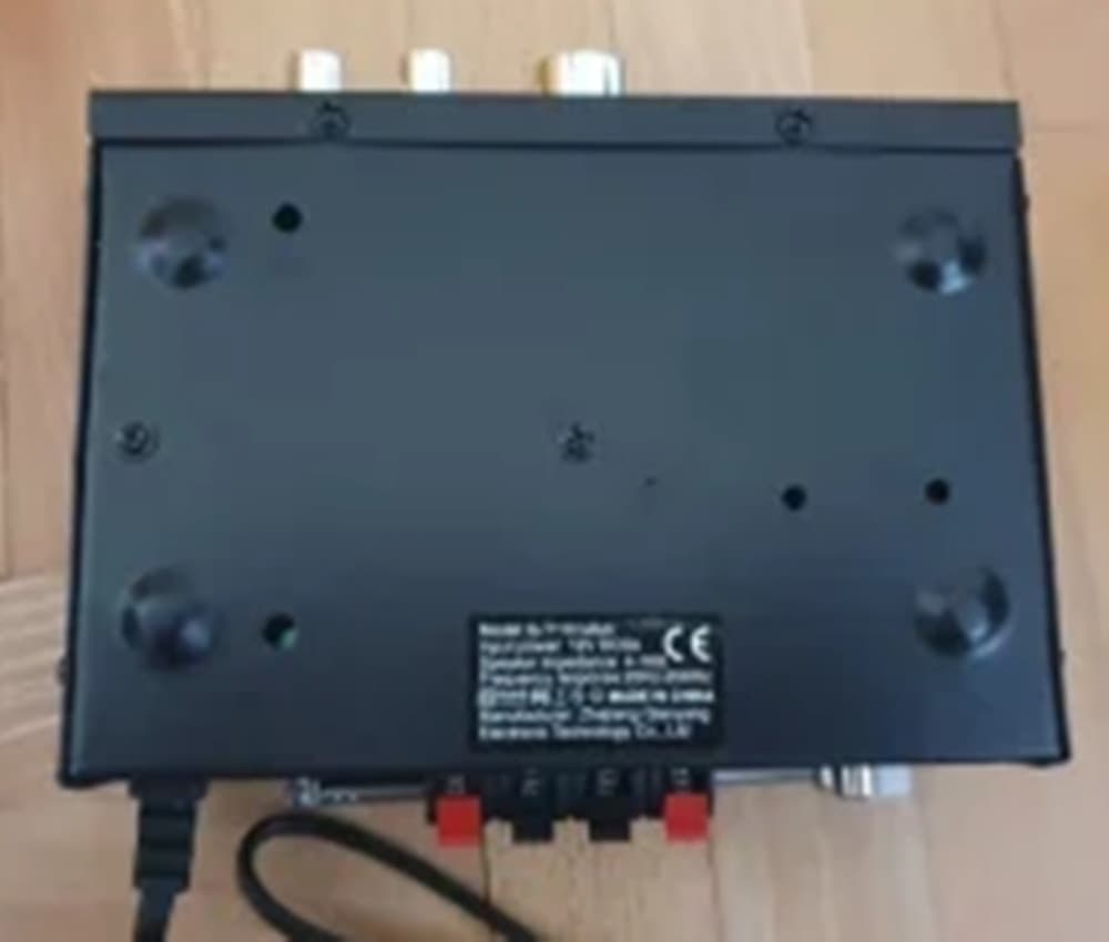 AMPLIFICATORE DI POTENZA AUDIO STEREO HI-FI Q-T110 MAX CON RIVERBERO KARAOKE TELECOMANDO - 11
