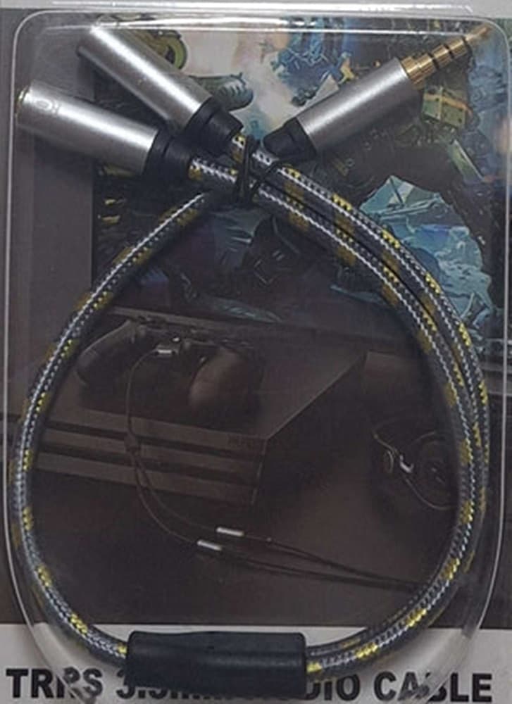 CAVO SDOPPIATORE SPLITTER TRRS DA AUX 3,5MM UNO IN DUE PER CONDIVISIONE AUDIO Q-HD73 - 3