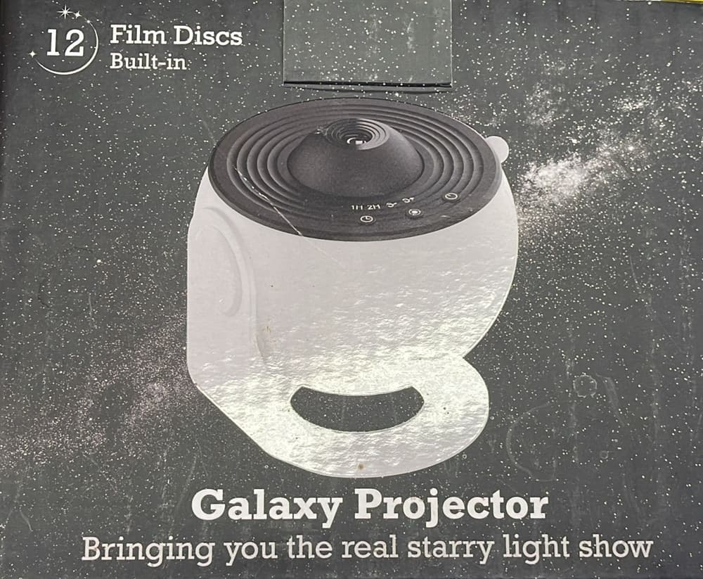 PROIETTORE CIELO STELLATO 12 DISCHI PLANETARI LUCE NOTTURNA LED GALASSIA CAMERA SOFFITTO - 2