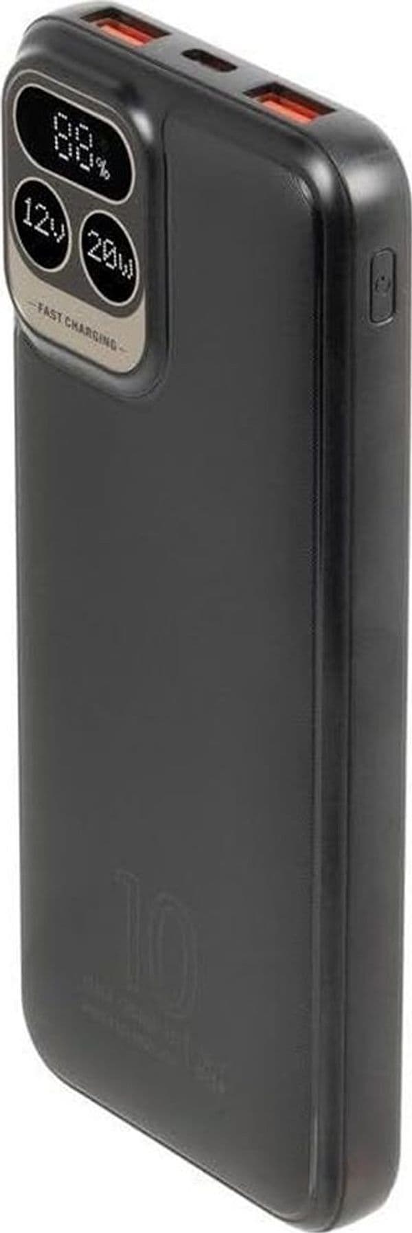 POWER BANK A RICARICA RAPIDA 15000MAH 66W CON DISPLAY LED DIGITALE 4 CAVI INTEGRATI Q-CD554 - 3