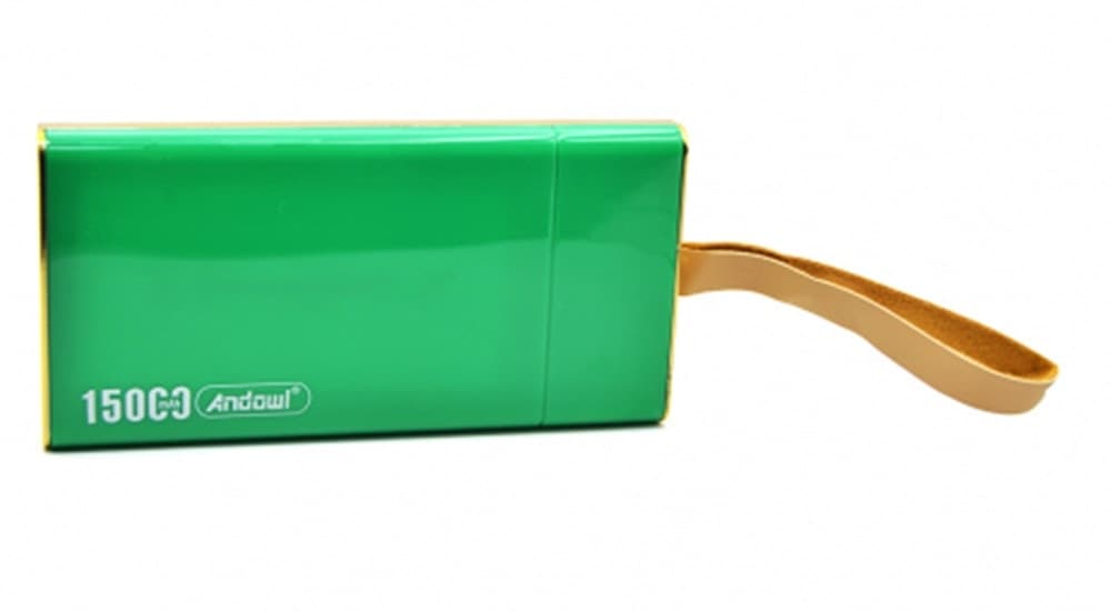 POWER BANK Q-CD900 15000MAH PORTATILE RICARICA RAPIDA INDICATORE ALIMENTAZIONE TORCIA LED - 5