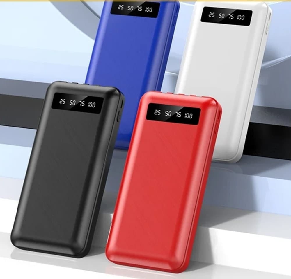 POWER BANK PORTATILE RICARICA RAPIDA CON CAVI MICRO USB TYPE-C IOS USB 10000MAH Q-CD703 - 4