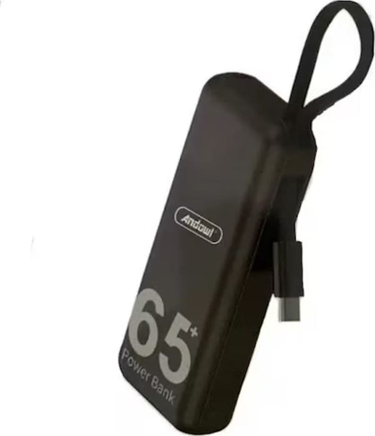 POWER BANK PORTATILE MINI BATTERIA ESTERNA 6500MAH RICARICA RAPIDA CAVO TYPE-C Q-CD633 - 2