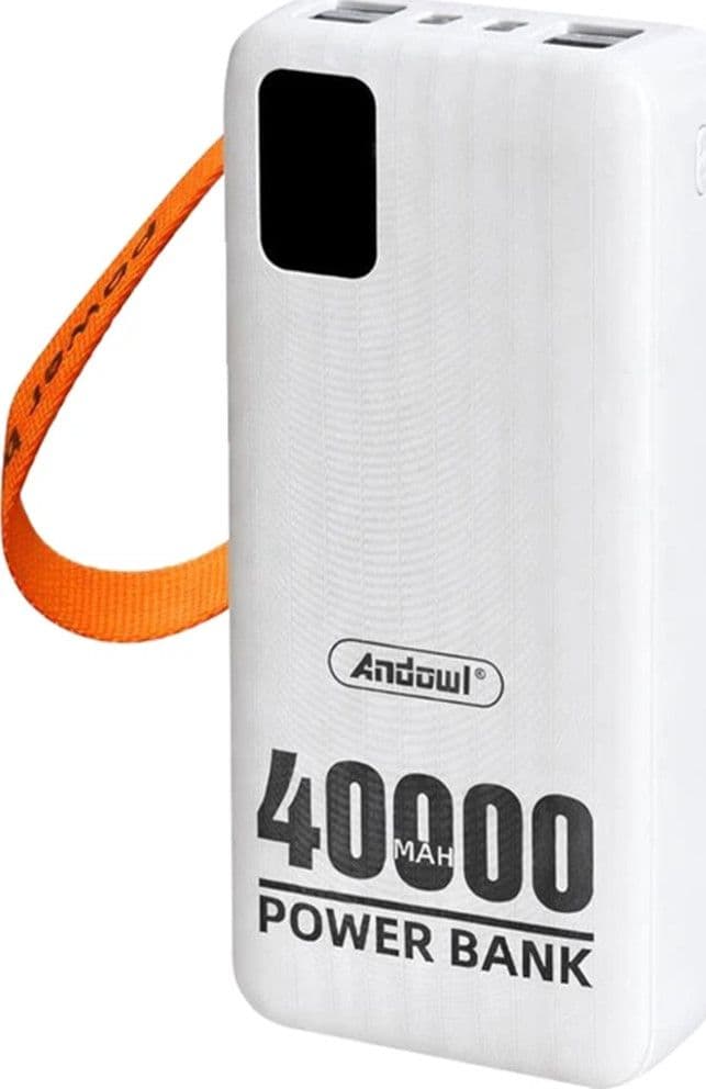 POWERBANK Q-TD81 CARICABATTERIE PORTATILE ALTA CAPACITÀ 40000MAH 5V/2,1A SMARTPHONE TABLET - 4