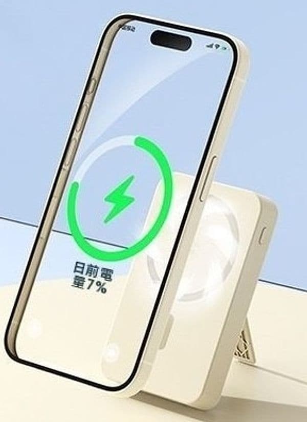 POWER BANK MAGNETICO WIRELESS 12000MAH RICARICA RAPIDA 22,5W SUPPORTO NASCOSTO CAVI Q-DC278 - 3