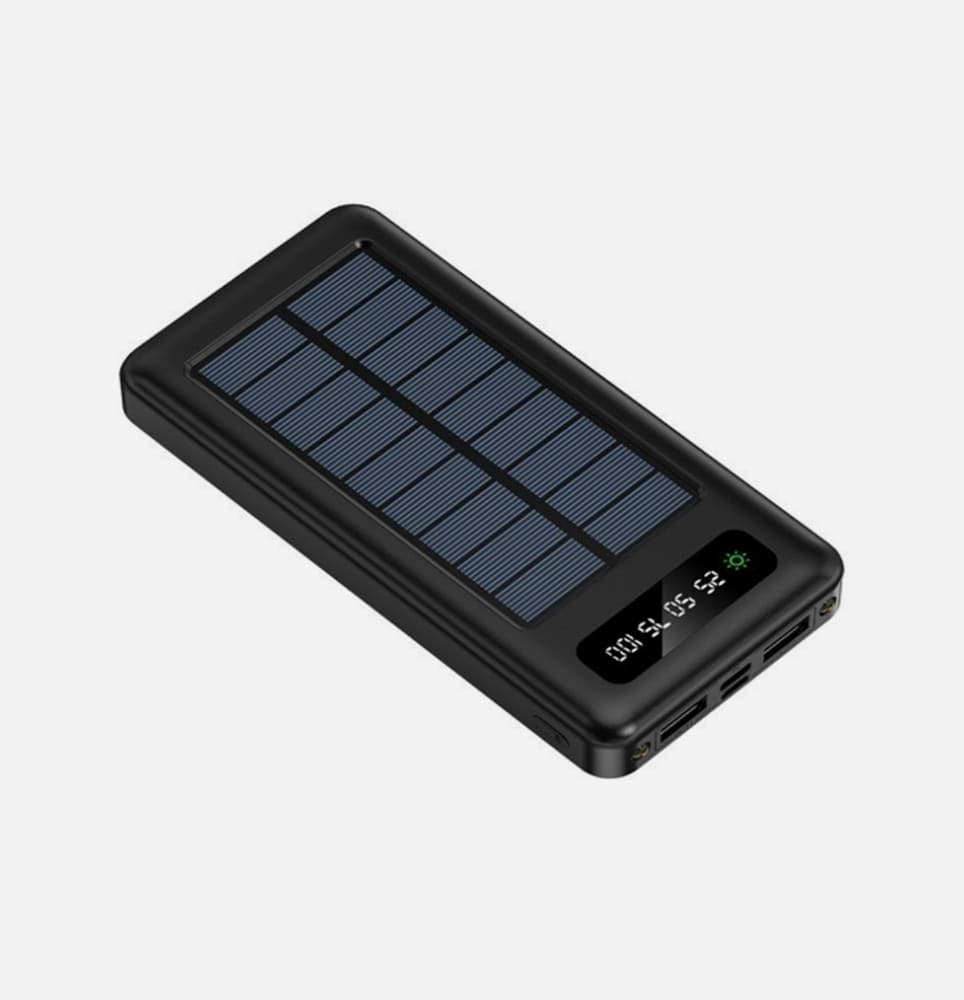 POWER BANK SOLARE 68000 MAH BATTERIA ESTERNA PORTATILE 3.0A CON RICARICA RAPIDA - 2