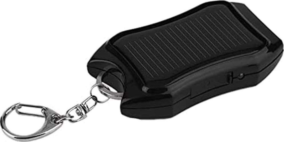 POWER BANK SOLARE PORTABILE A PORTACHIAVI CARICATORE ESTERNO EMERGENZA CON LUCI LED USB - 7