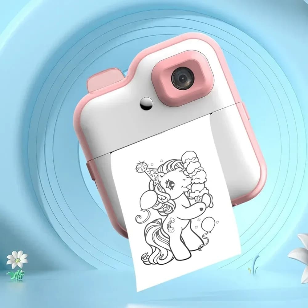 FOTOCAMERA DIGITALE CON STAMPA ISTANTANEA PER BAMBINI CON SCHERMO IPS 2,4″ ZOOM OTTICO C8 - 13