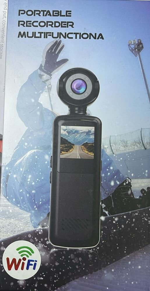 FOTOCAMERA TASCABILE WIFI ACTION CAMERA VIDEOCAMERA PORTATILE REGISTRATORE MULTIFUNZIONE - 2