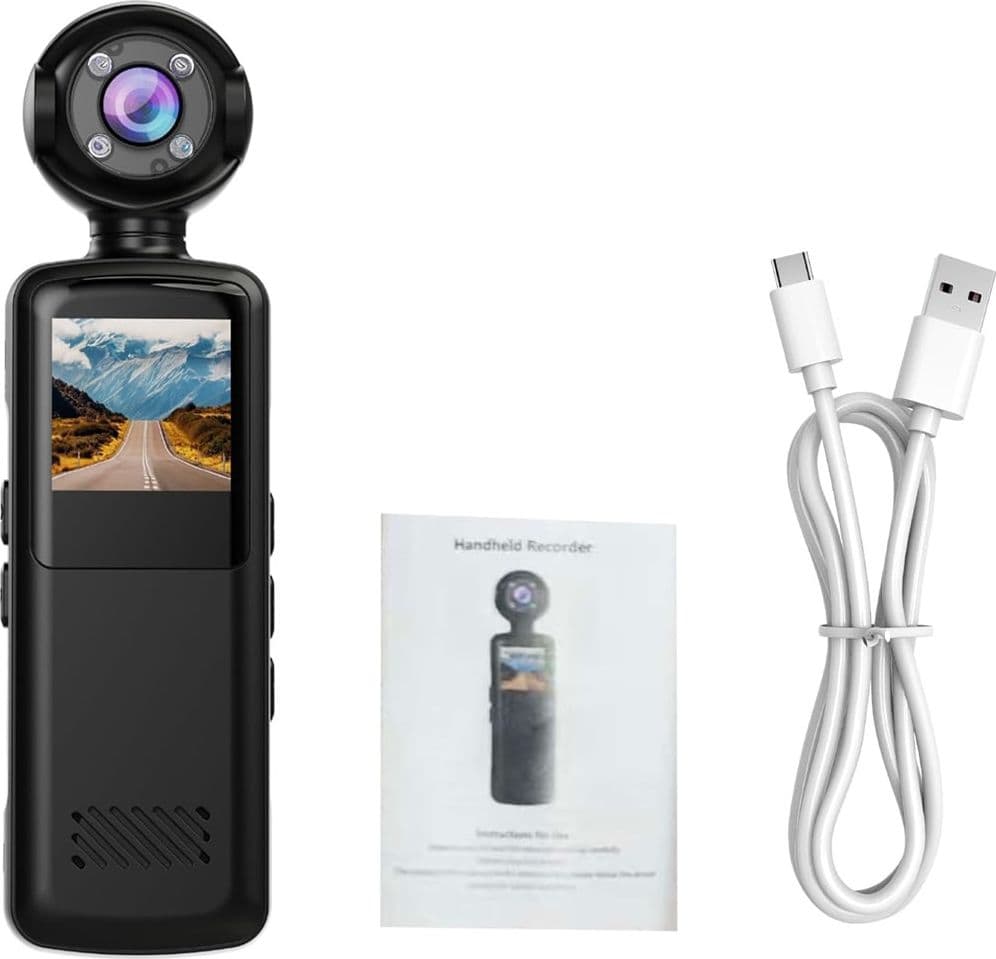 FOTOCAMERA TASCABILE WIFI ACTION CAMERA VIDEOCAMERA PORTATILE REGISTRATORE MULTIFUNZIONE - 3