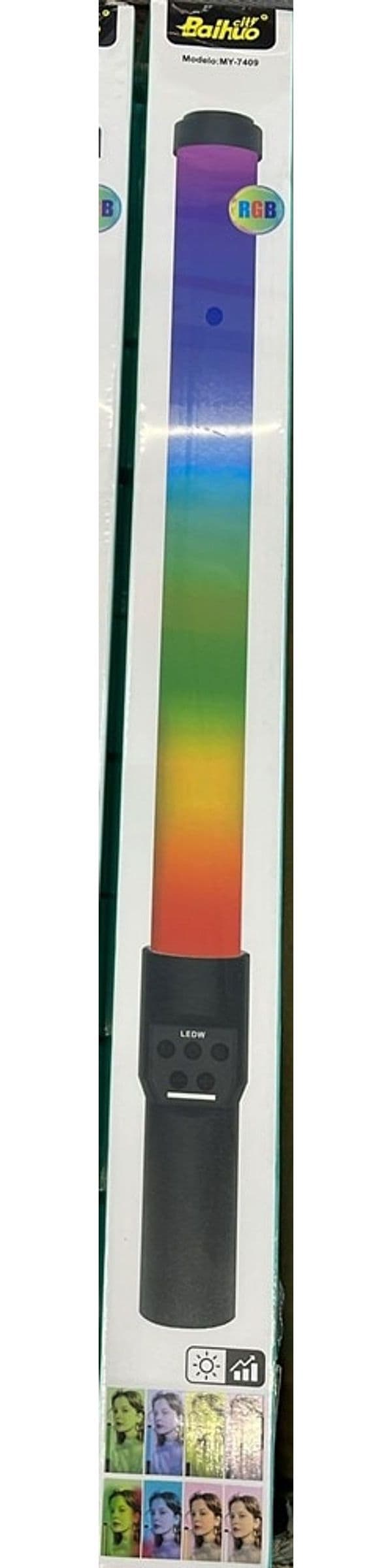 LAMPADA A BACCHETTA TUBO LUMINOSO LED RGB PORTATILE MY-7409 PER FOTO VIDEO TIKTOK VLOG - 3