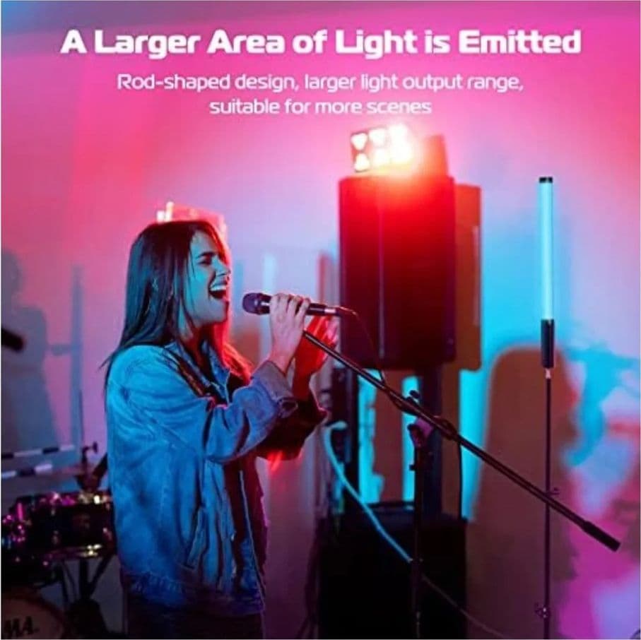 LAMPADA A BACCHETTA TUBO LUMINOSO LED RGB PORTATILE MY-7409 PER FOTO VIDEO TIKTOK VLOG - 6