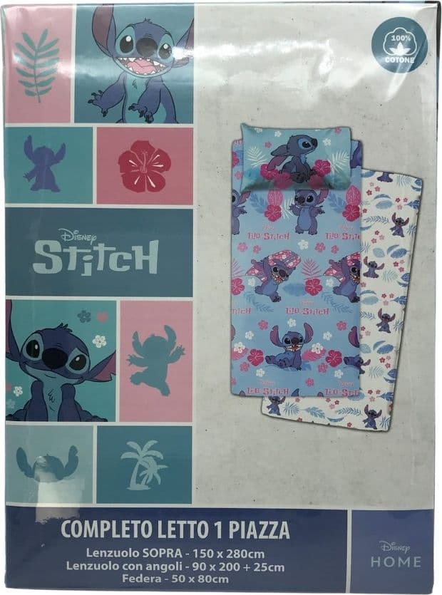 Completo letto singolo Stitch in cotone - 3