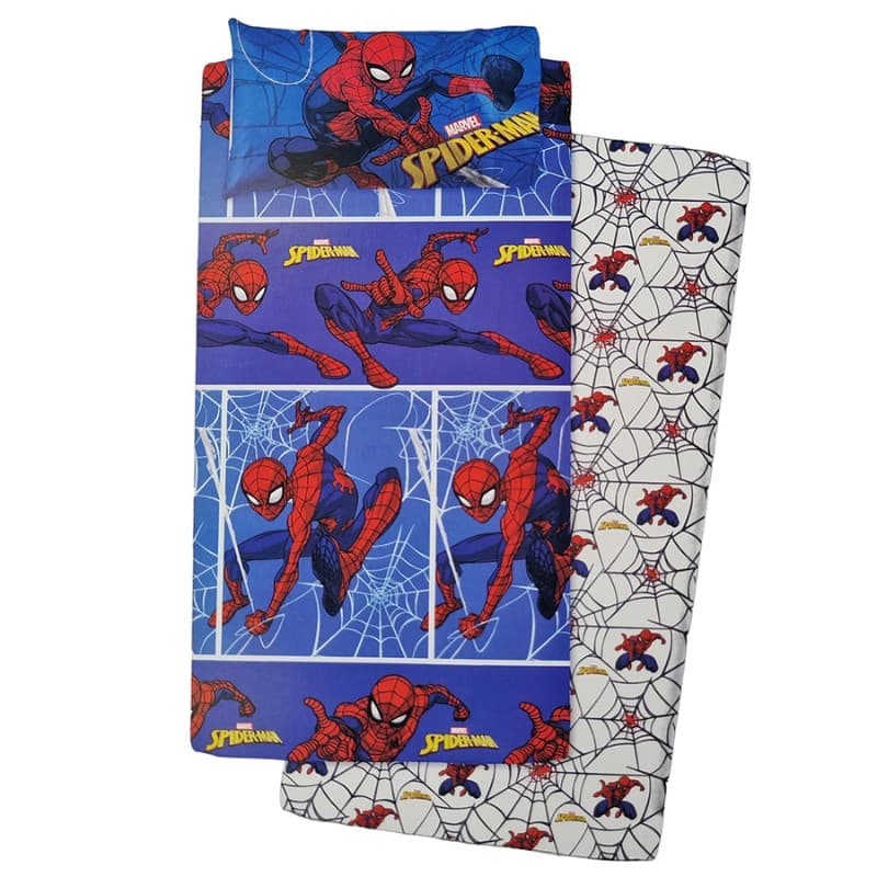 Completo letto singolo Spiderman Puzzle Marvel in cotone - 4