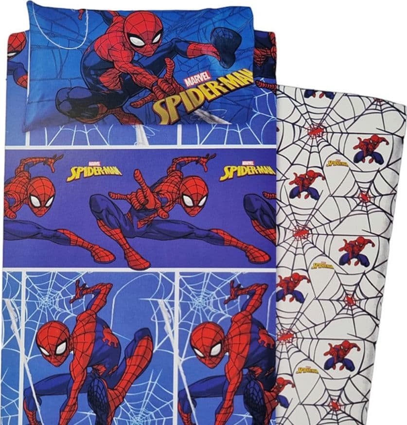 Completo letto singolo Spiderman Puzzle Marvel in cotone - 2
