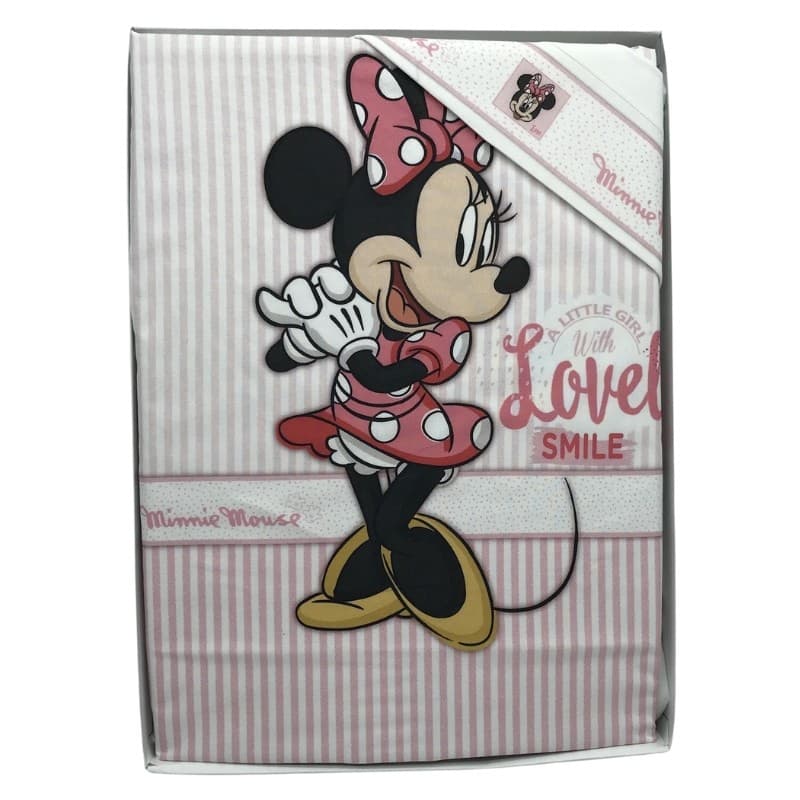 Copripiumino culla neonato Minnie Love Smile Disney - 2