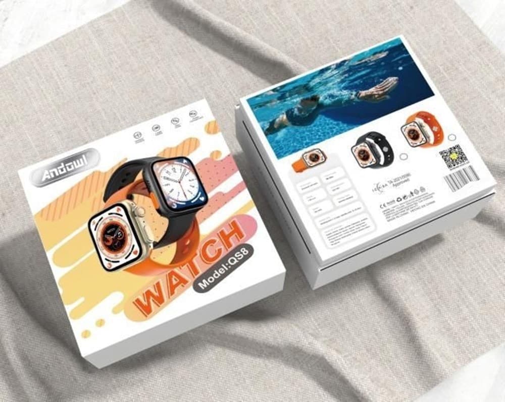 SMARTWATCH OROLOGIO DA POLSO MONITORAGGIO FITNESS SALUTE ATTIVITÀ SPORTIVE QS8 - 2