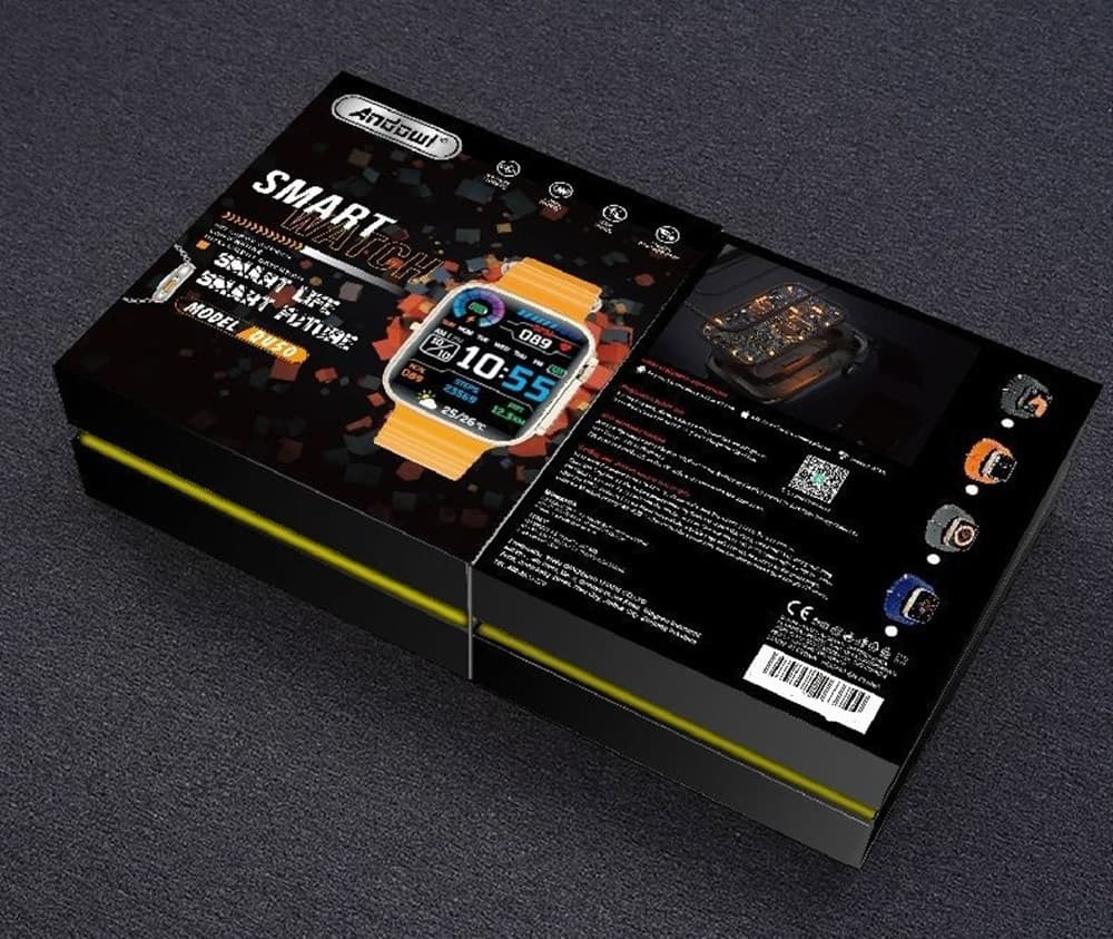 SMARTWATCH QU50 HD OROLOGIO DIGITALE INTELLIGENTE CARDIOFREQUENZIMETRO CONTAPASSI BLUETOOTH - 2