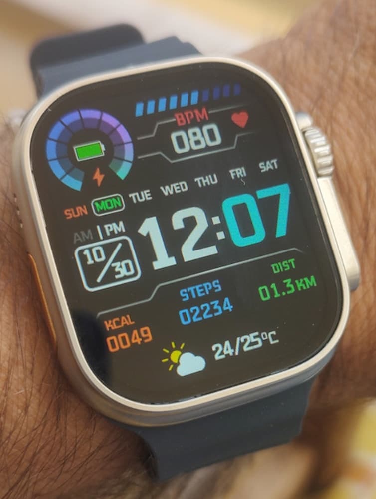 SMARTWATCH QU50 HD OROLOGIO DIGITALE INTELLIGENTE CARDIOFREQUENZIMETRO CONTAPASSI BLUETOOTH - 9