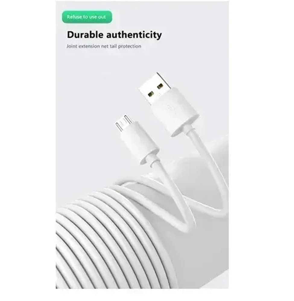 CAVO RICARICA RAPIDA TRASFERIMENTO DATI DA USB 2.0 A MICRO USB 3.1A 1MT FLESSIBILE Q-SJ1B - 4